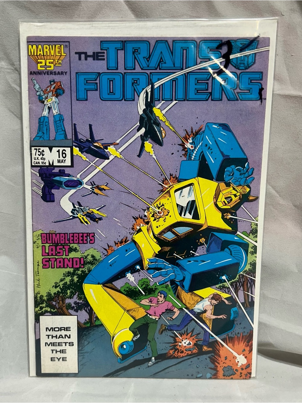 Vintage The Transformers #16 (May 1986) Marvel Comics - Copper Age